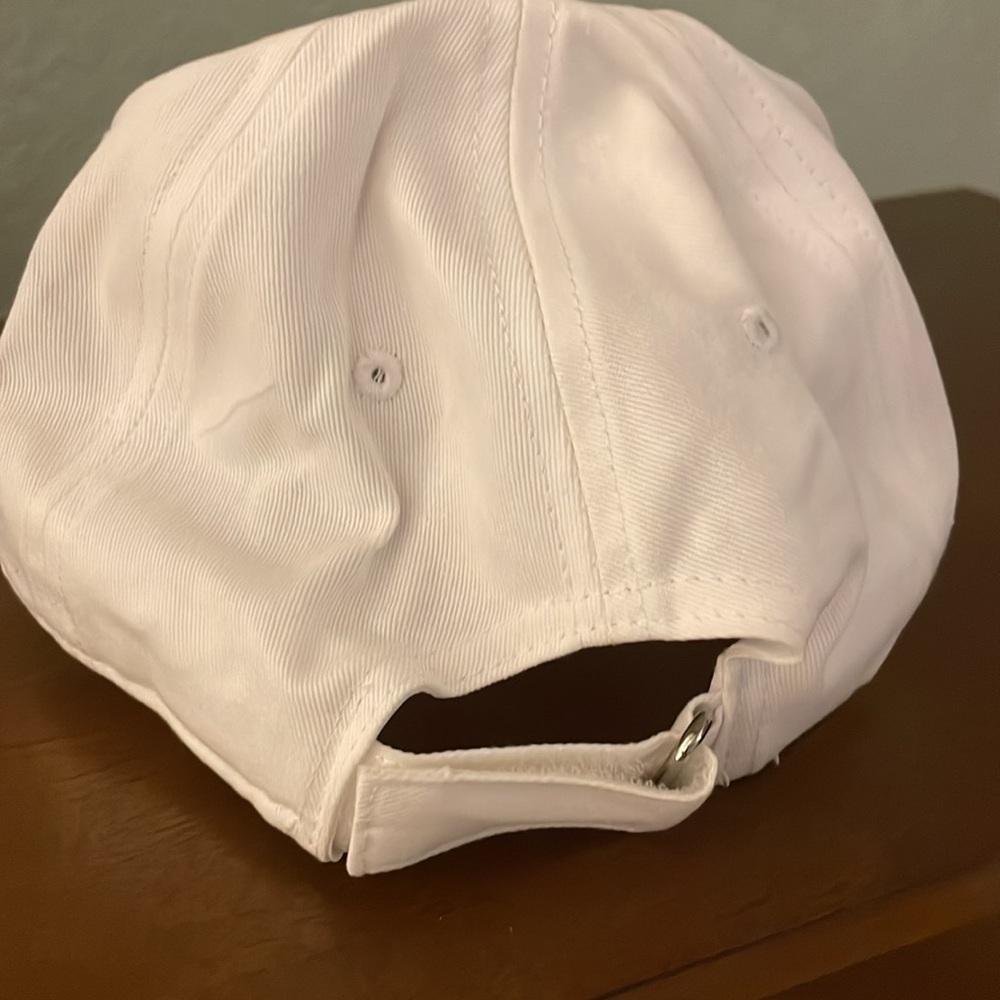 White Pickle Ball Hat - image 3